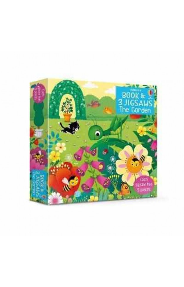 The Garden (Usborne Book and Jigsaws) - (BOX)